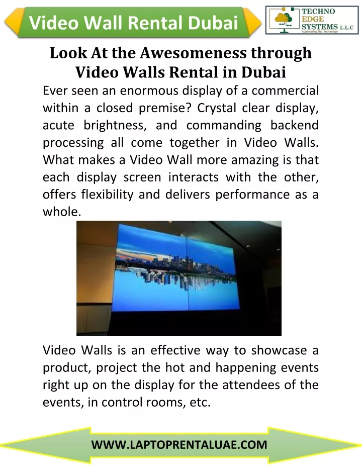 video wall rental dubai look at the awesomeness