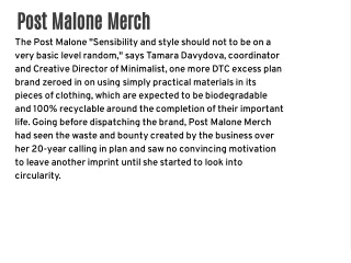 post malone merch the post malone sensibility