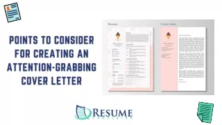 Points To Consider For Creating an Attention-Grabbing Cover Letter