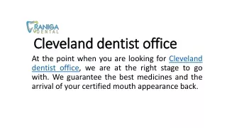 Cleveland dentist office