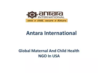 Global Maternal And Child Health NGO In USA