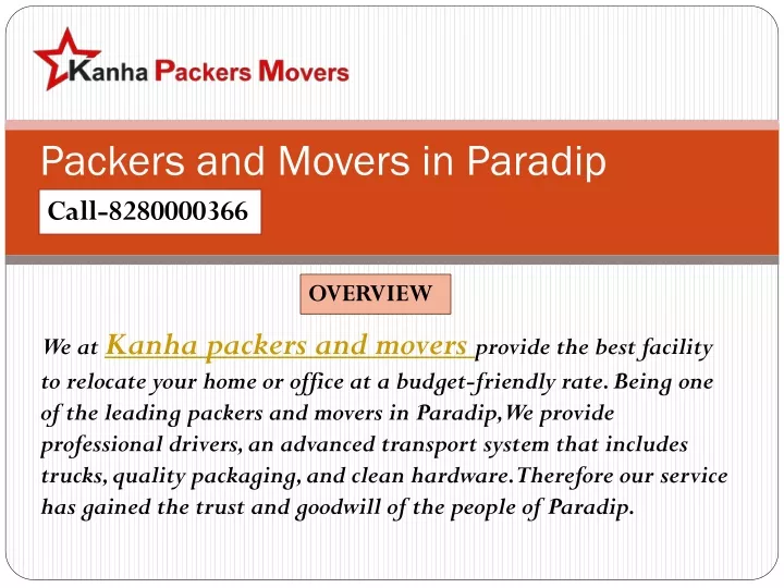 packers and movers in paradip call 8280000366