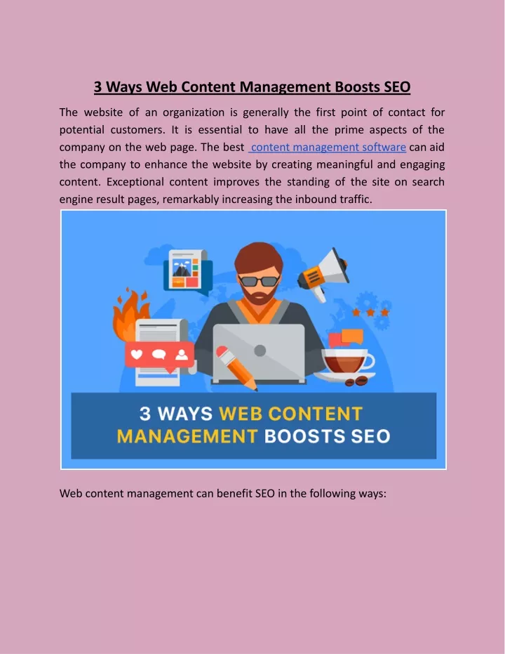 3 ways web content management boosts seo