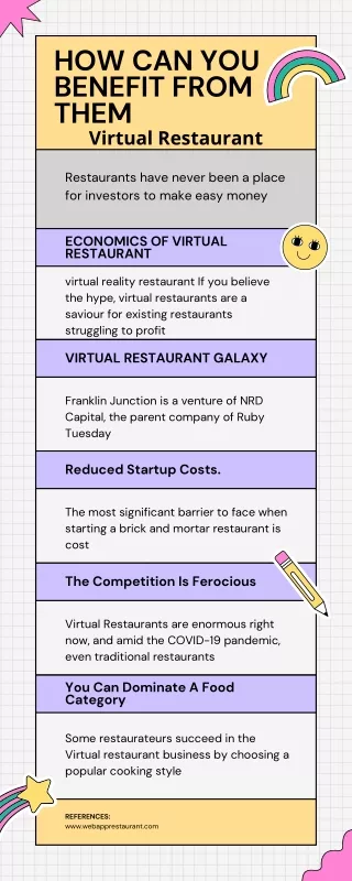 how can you benefit from them virtual restaurant