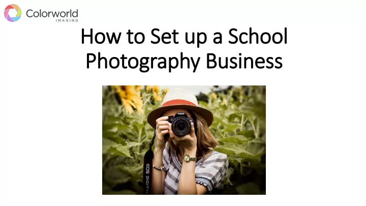 how to set up a school photography business