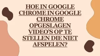 Contact Google Ondersteuning