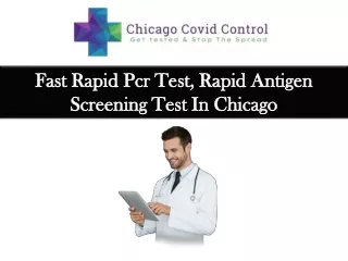 fast rapid pcr test rapid antigen screening test