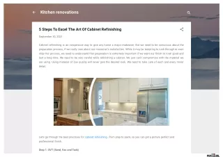 kitchen renovations
