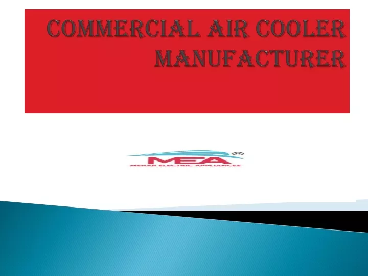 commercial air cooler manufacturer