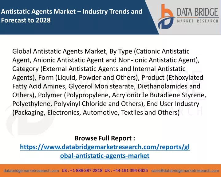 antistatic agents market industry trends