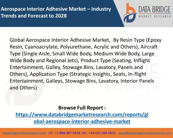 aerospace interior adhesive market industry