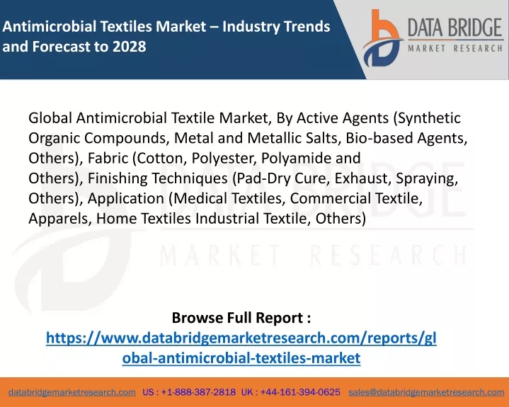 antimicrobial textiles market industry trends