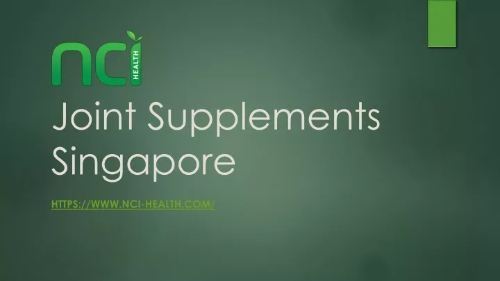 joint supplements singapore
