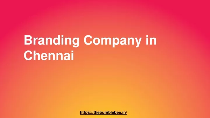 branding company in chennai