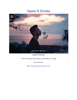 vapes n smoke