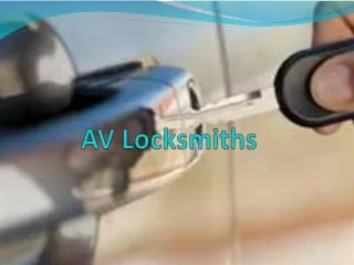 Locksmith Company - Types of Services