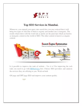top seo services in mumbai