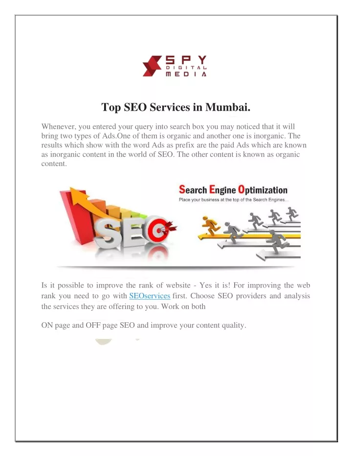 top seo services in mumbai
