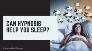 Can Hypnosis Help You Sleep