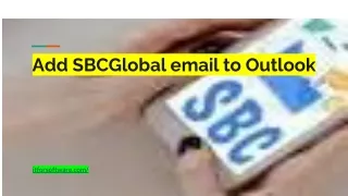 add sbcglobal email to outlook