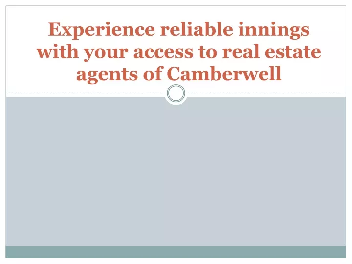 experience reliable innings with your access