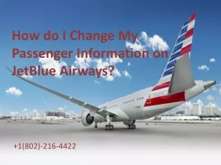 how do i change my passenger information