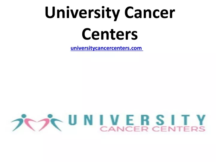 university cancer centers