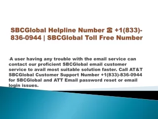 a user having any trouble with the email service