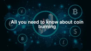 all you need to know about coin burning