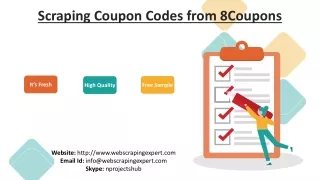 scraping coupon codes from 8coupons