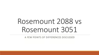Rosemount 2088 vs Rosemount 3051 - Which one is Right for me?
