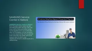 SAMSUNG Service Center in Nellore