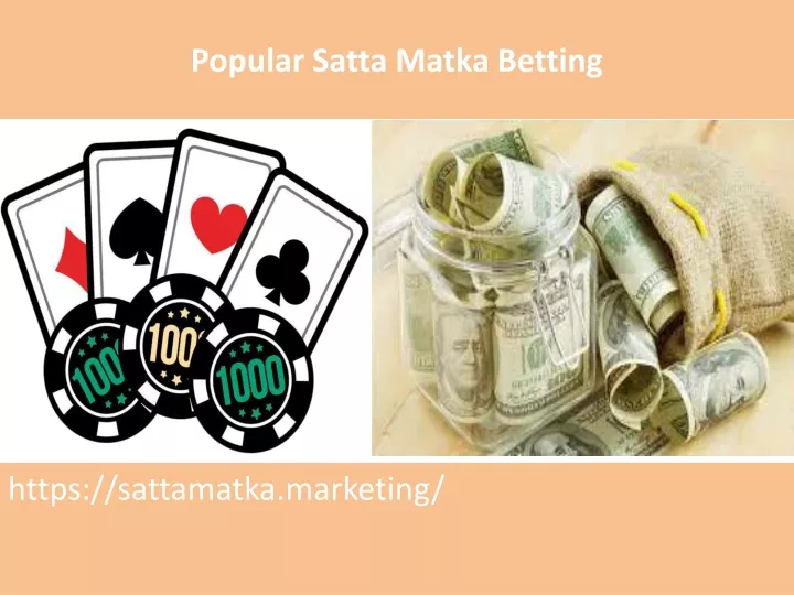 popular satta matka betting