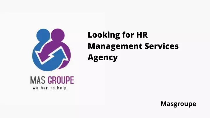 looking for hr management services agency