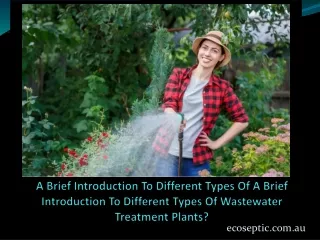 a brief introduction to different types