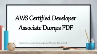 AWS DVA-C01 Dumps PDF - Amazonawsdumps.com