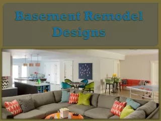 basement remodel designs