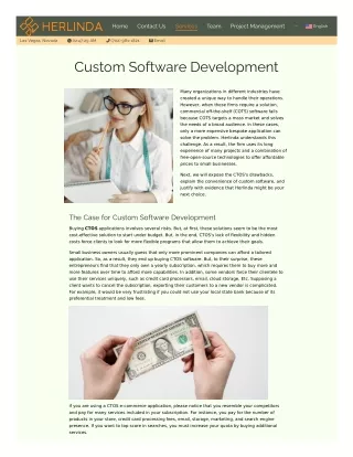 Custom Software Development