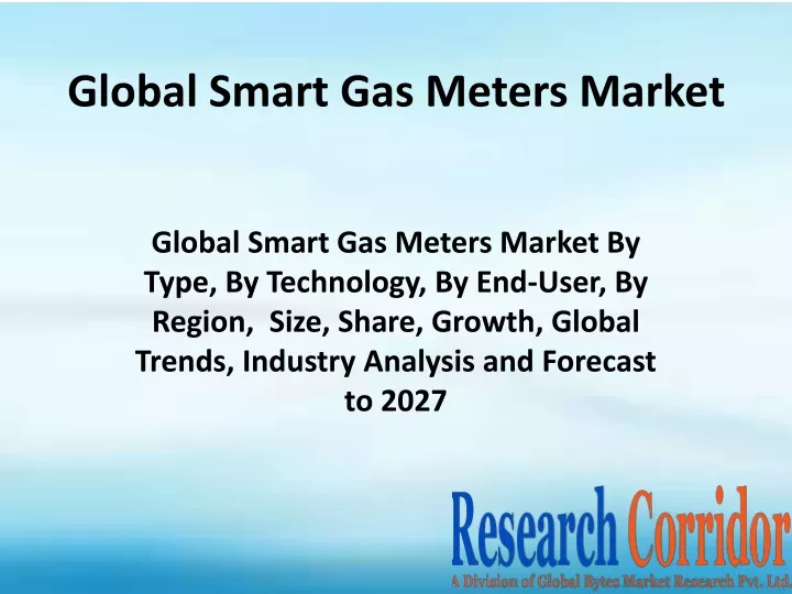 global smart gas meters market