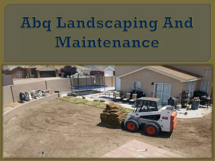 abq landscaping and maintenance