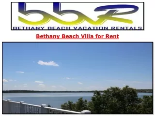 Bethany Beach Villa for Rent