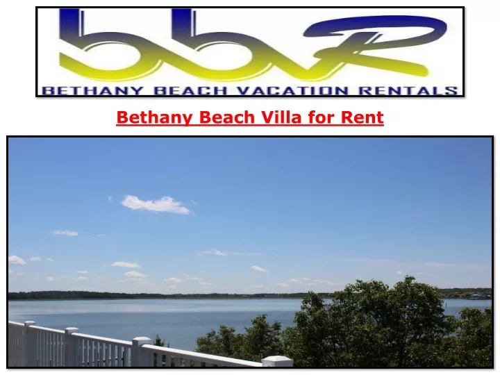 bethany beach villa for rent