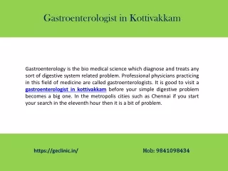 gastroenterologist in kottivakkam