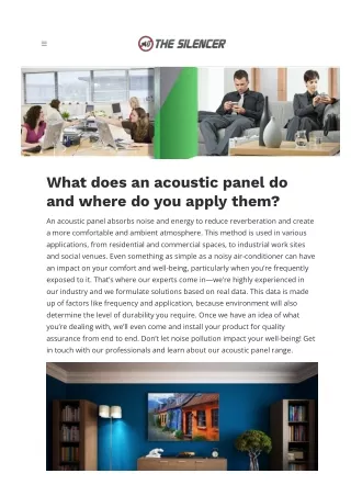 Acoustic Panel