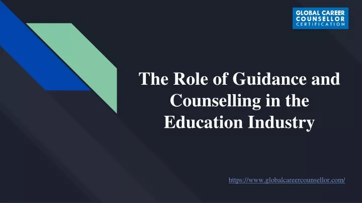 the role of guidance and counselling in the education industry