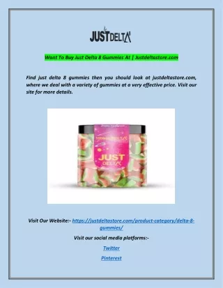 want to buy just delta 8 gummies