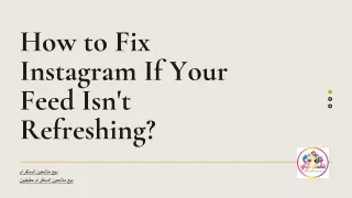 Faster Follow - How to Fix Instagram If Your Feed Isn't Refreshing?