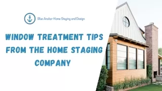Windows Treatment Tips From the Home Staging Company