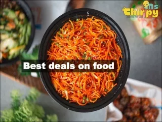 Best deals on food in chandigarh