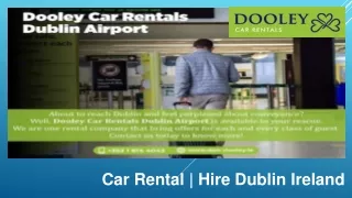 Car Rental | Hire Dublin Ireland